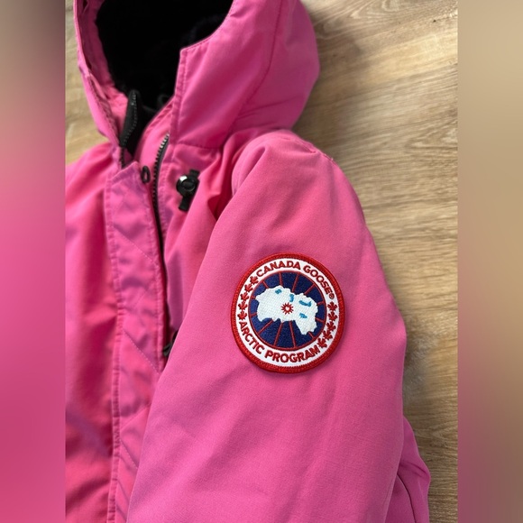 Authentic Canada Goose Down Filled Kensington Parka Summit Pink Size XS - Picture 5 of 14